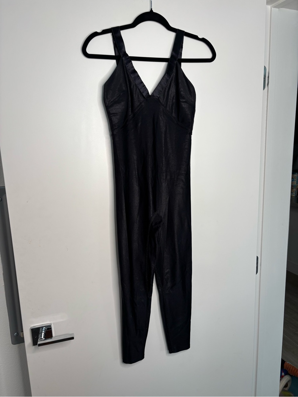 Heroine Sport Black V-Neck Jumpsuit